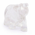 Load image into Gallery viewer, Clear Quartz Elephant Idol: Spiritual Awareness
