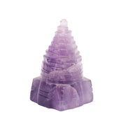 Amethyst Sri Yantra: Peace and Calm Love Rocks Idol