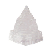Clear Quartz Sri Yantra: Spiritual Awareness Love Rocks Idol