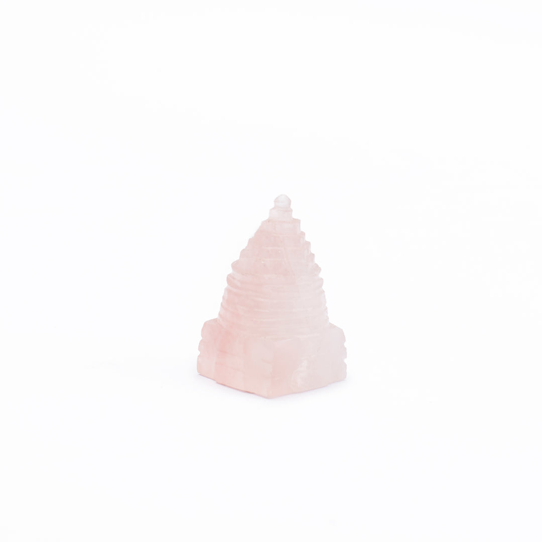 Rose Quartz Sri Yantra