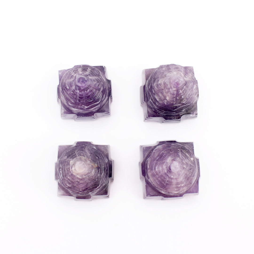 Amethyst Sri Yantra: Peace and Calm