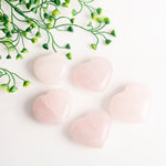 Rose Quartz Crystal: Heart Shaped