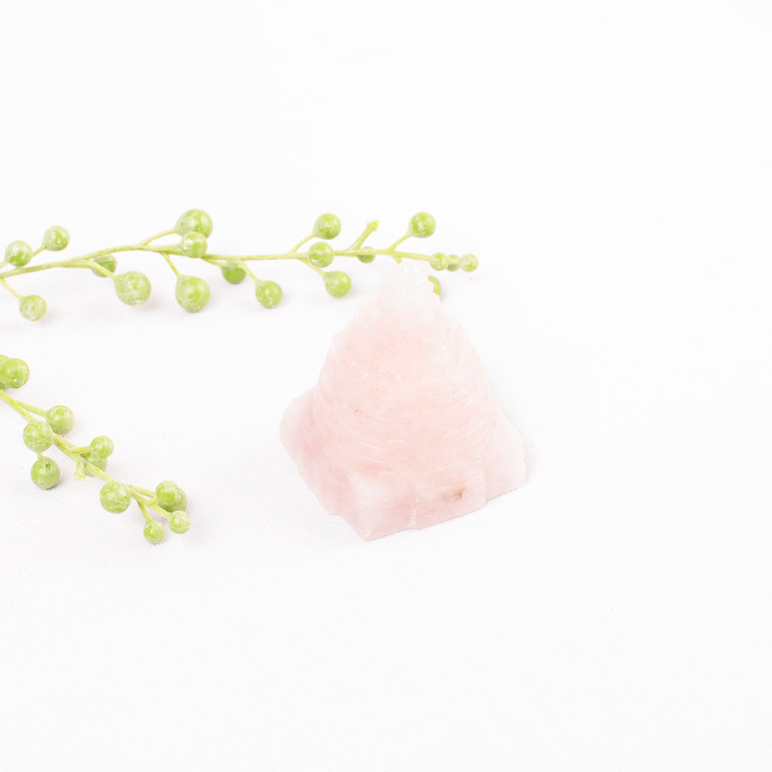 Rose Quartz Sri Yantra