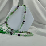 Fluorite Japamala - Round Cut Beads 8mm