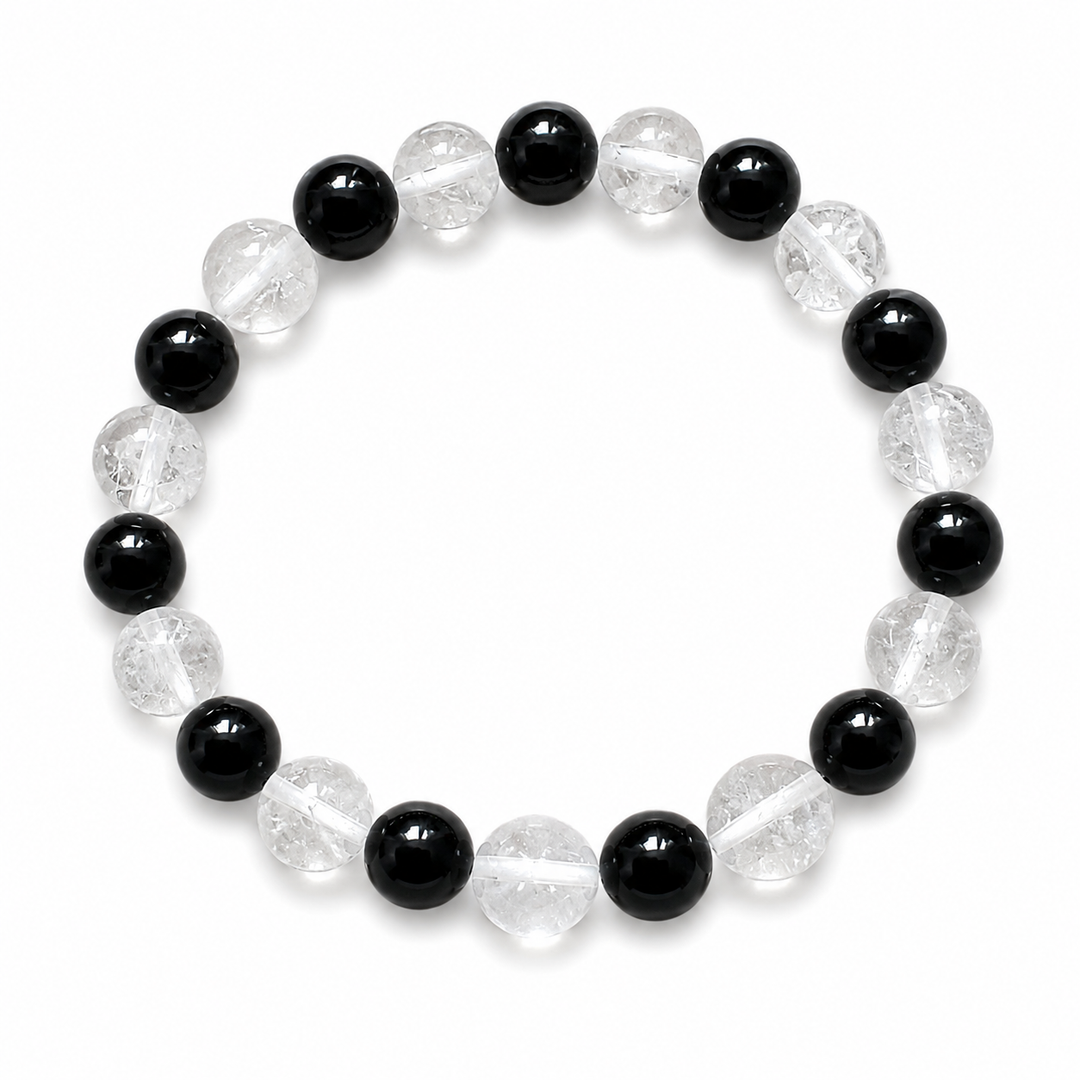 Clearquatz & Tourmaline Bracelet