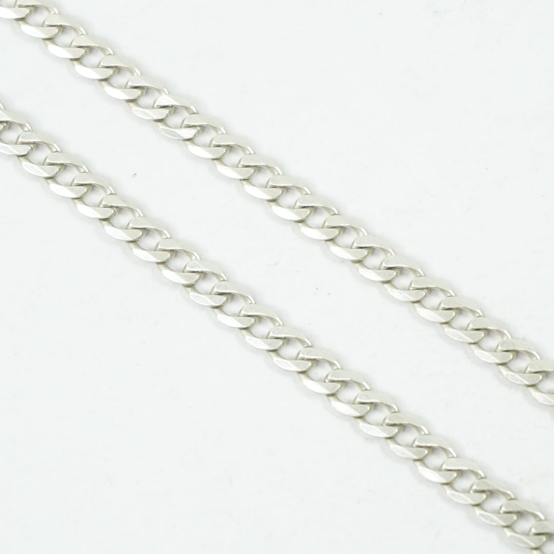 Silver Chain - Medium Interlocking