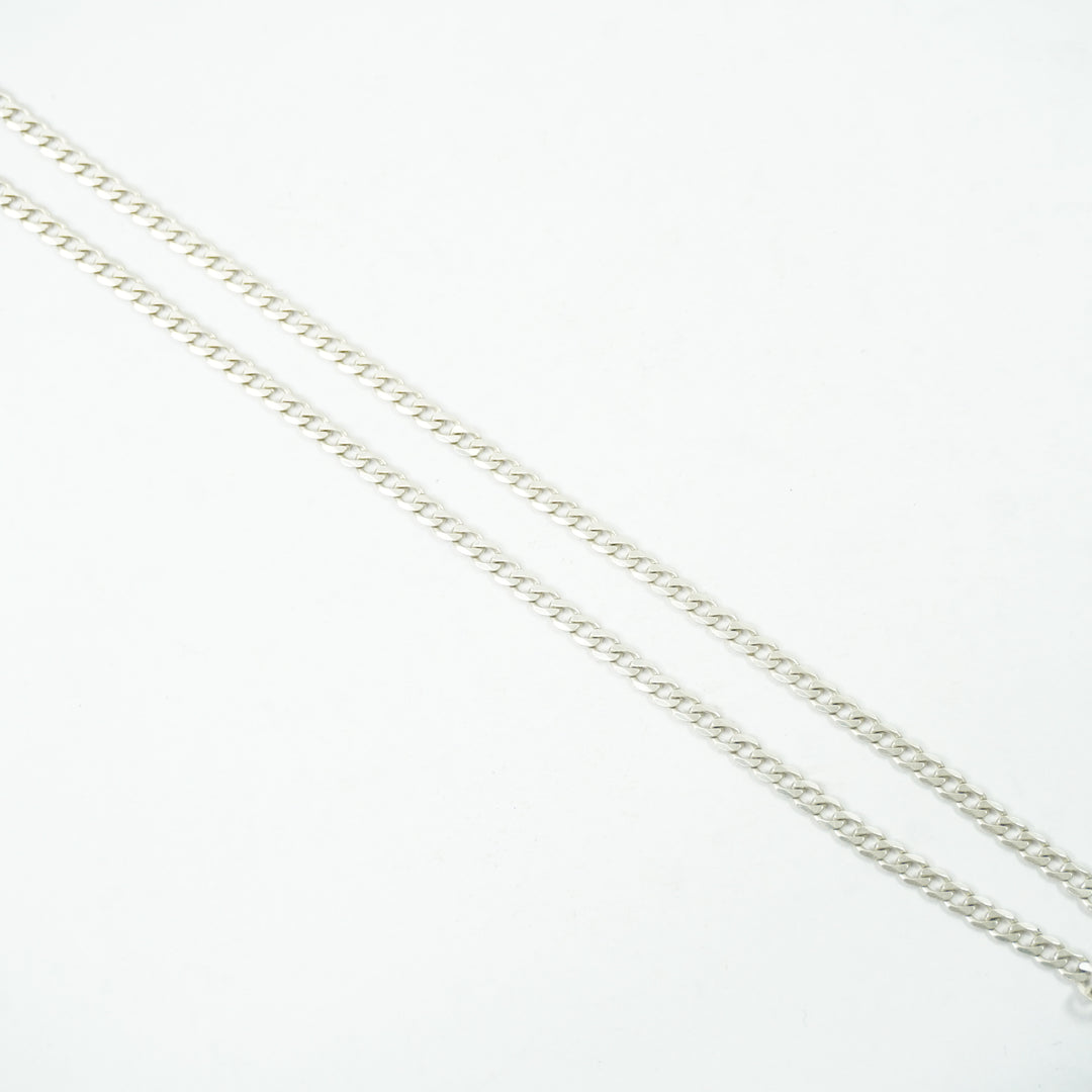 Silver Chain - Medium Interlocking