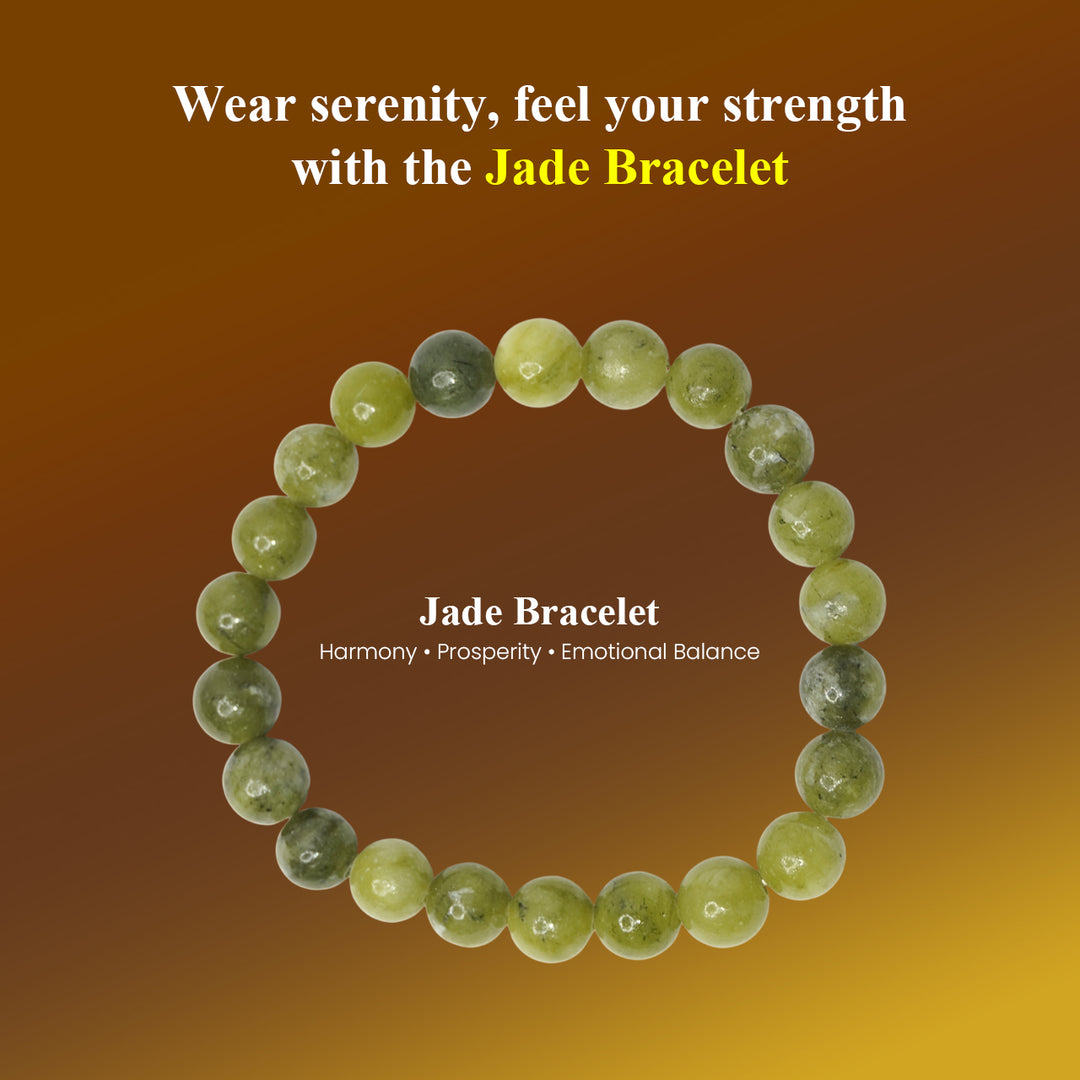 Green Jade Bracelet: Emotional harmony