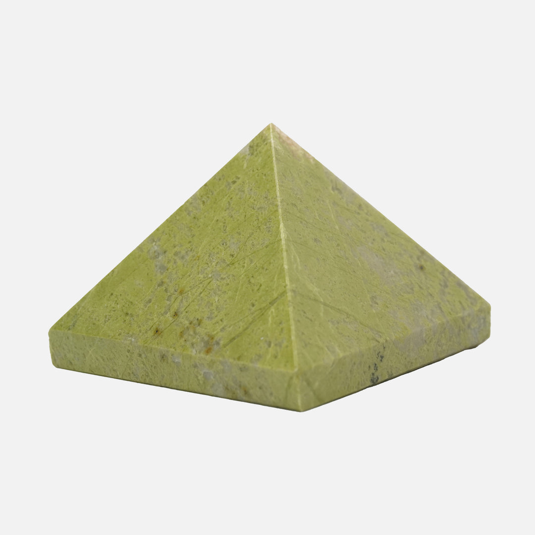 Green Jasper Pyramid