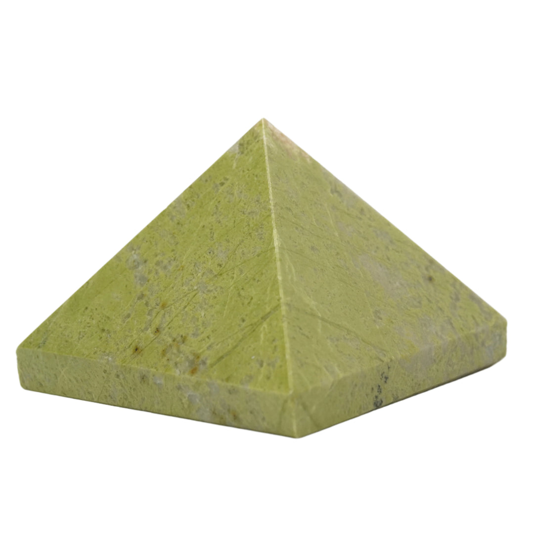 Green Jasper Pyramid