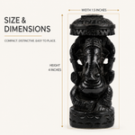 Load image into Gallery viewer, Karungali Ganesha Idol