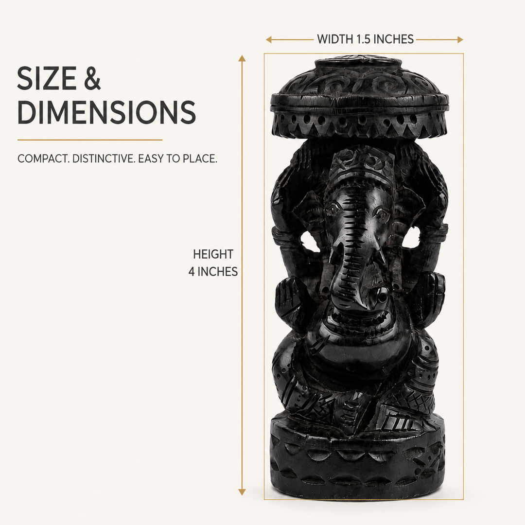 Karungali Ganesha Idol