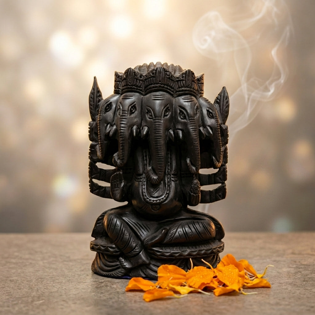 Karungali Ganesha Idol