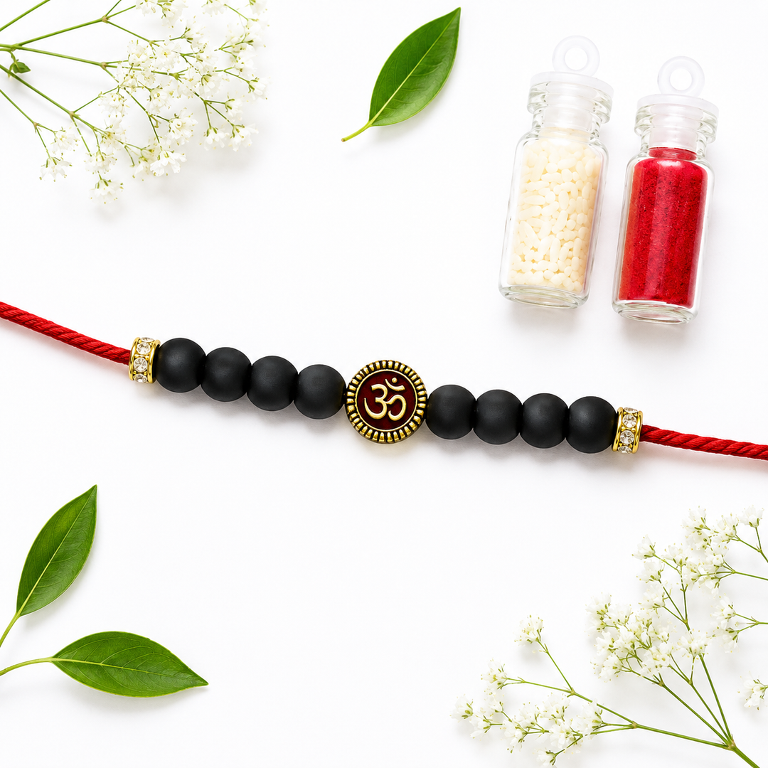 Karungali Om Charm Rakhi