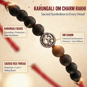 Karungali Om Charm Rakhi