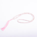 Load image into Gallery viewer, Kunzite Japamala: Loving thoughts - Round Plain Beads 8mm
