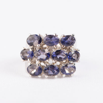 Kyanite Blue Silver Ring