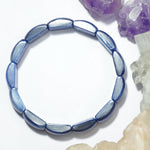 Kyanite Blue Bracelet - Square Beads