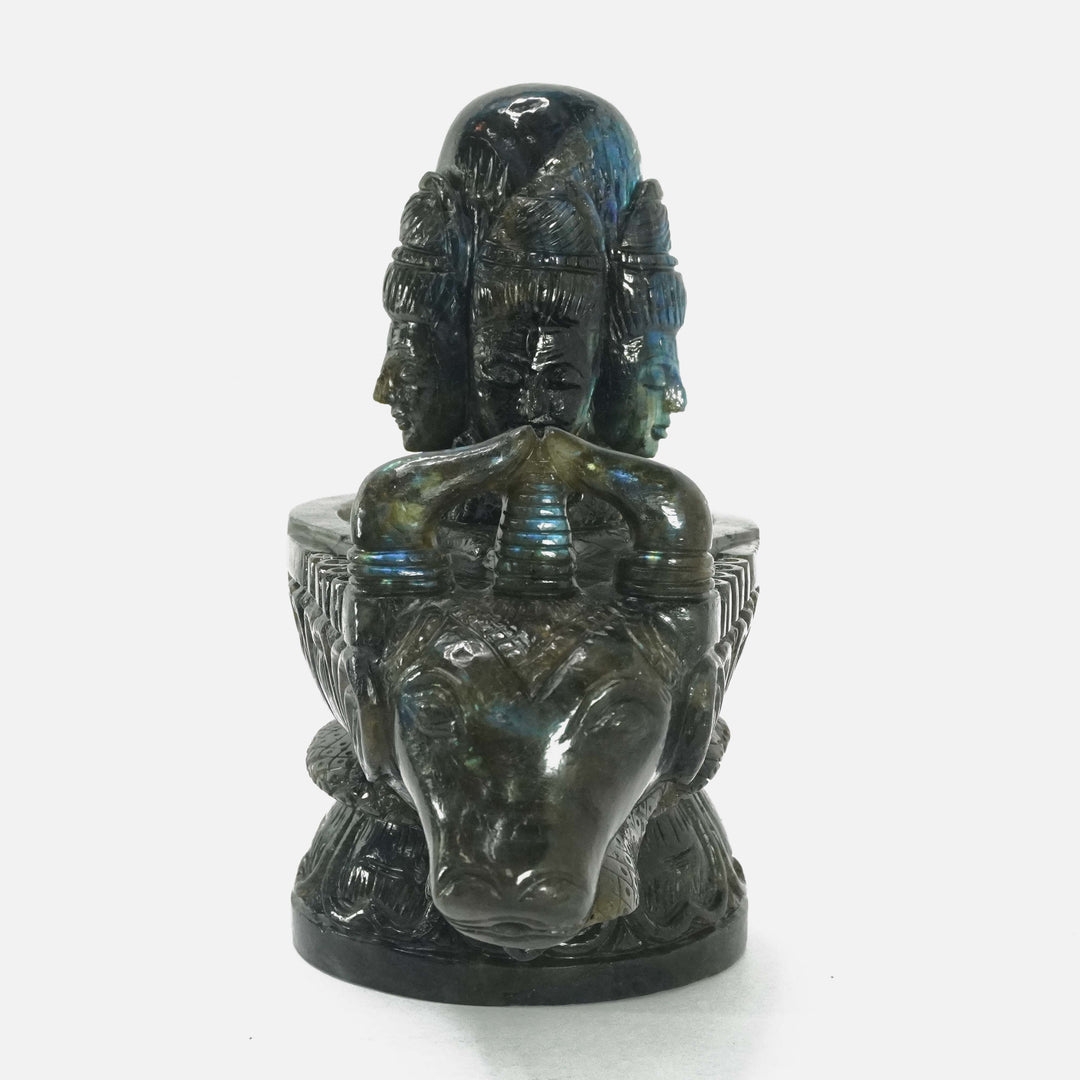 Labradorite Jaldhara Shivalingam | 2601-2700 gms