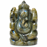 Load image into Gallery viewer, Labradorite Ganesha Idol