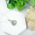 Load image into Gallery viewer, Lakshmi Silver Pendant - Lotus with Flower Aura
