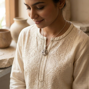 Lakshmi Silver pendant