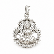 Lakshmi Silver Pendant