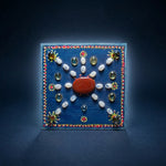 Load image into Gallery viewer, Lakshmi Yantra Crystal Grid: Red Jasper