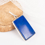 Load image into Gallery viewer, Lapis Lazuli Silver Pendant
