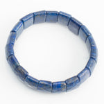 Load image into Gallery viewer, Lapis Lazuli Bracelet: Wisdom - Square Beads
