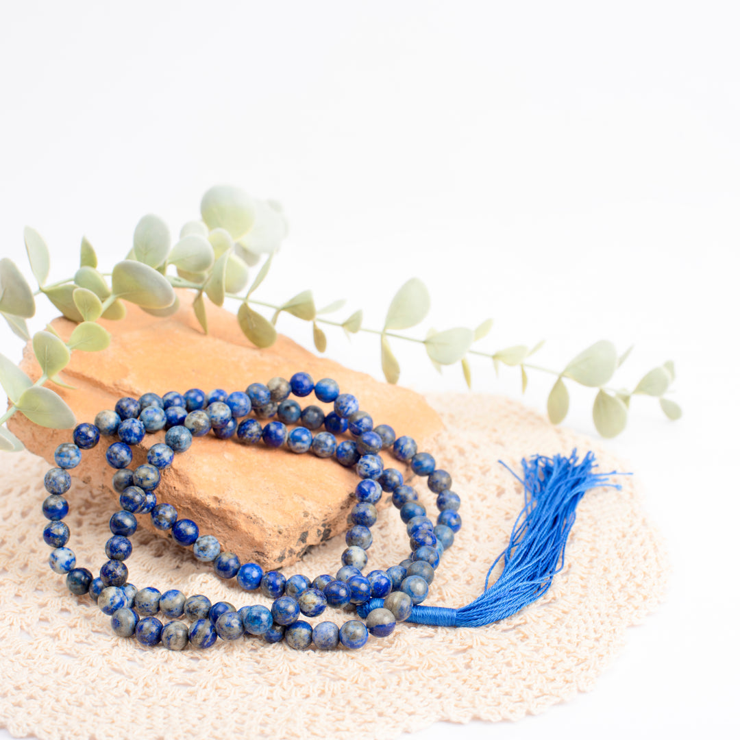 Lapis Lazuli Japamala: Wisdom and Inner Truth