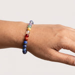 Load image into Gallery viewer, Lapis Lazuli 7 Chakras Bracelet