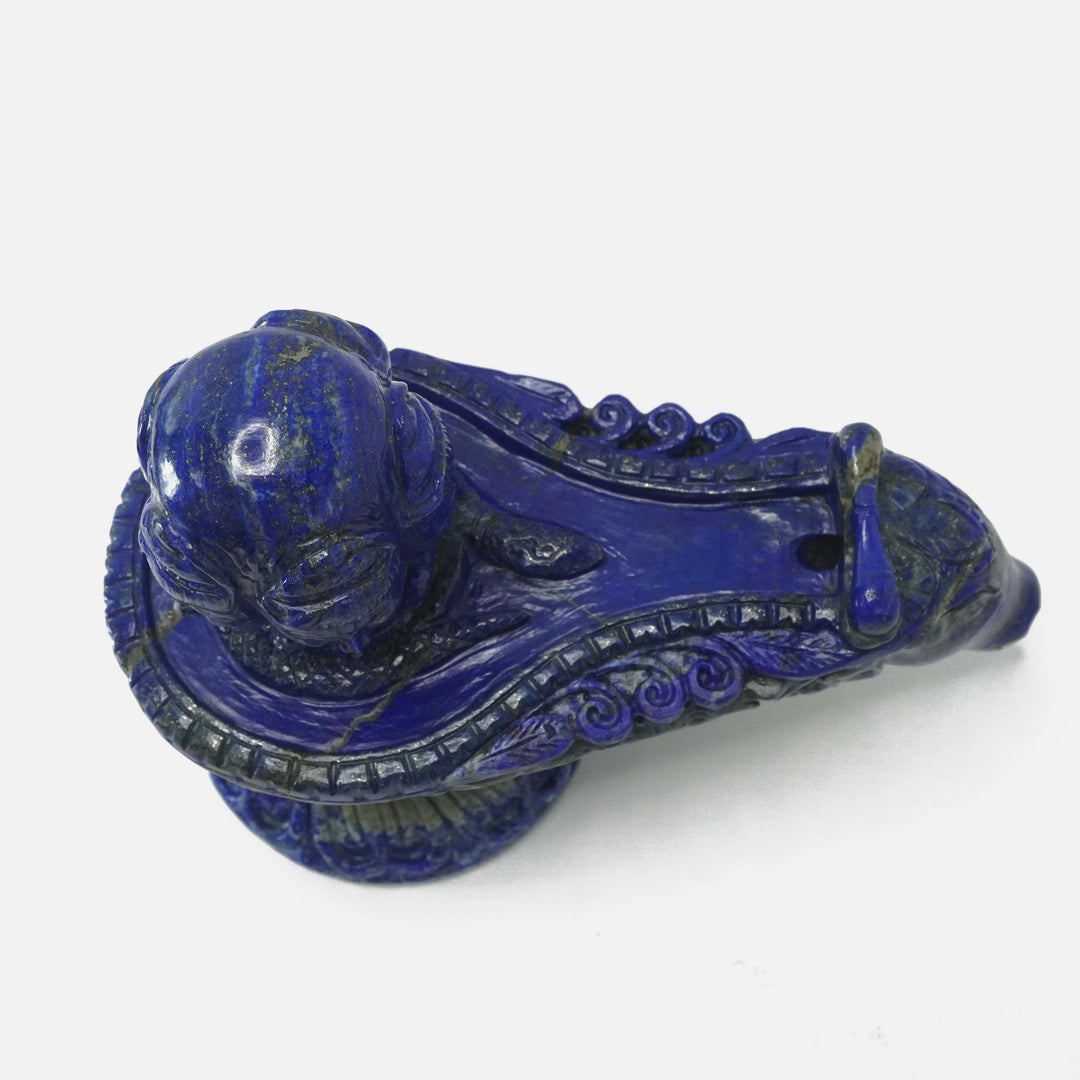 Lapis Lazuli Jaldhara Shivalingam | 2001-2100 gms