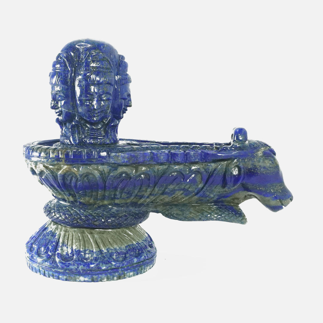 Lapis Lazuli Jaldhara Shivalingam | 2001-2100 gms