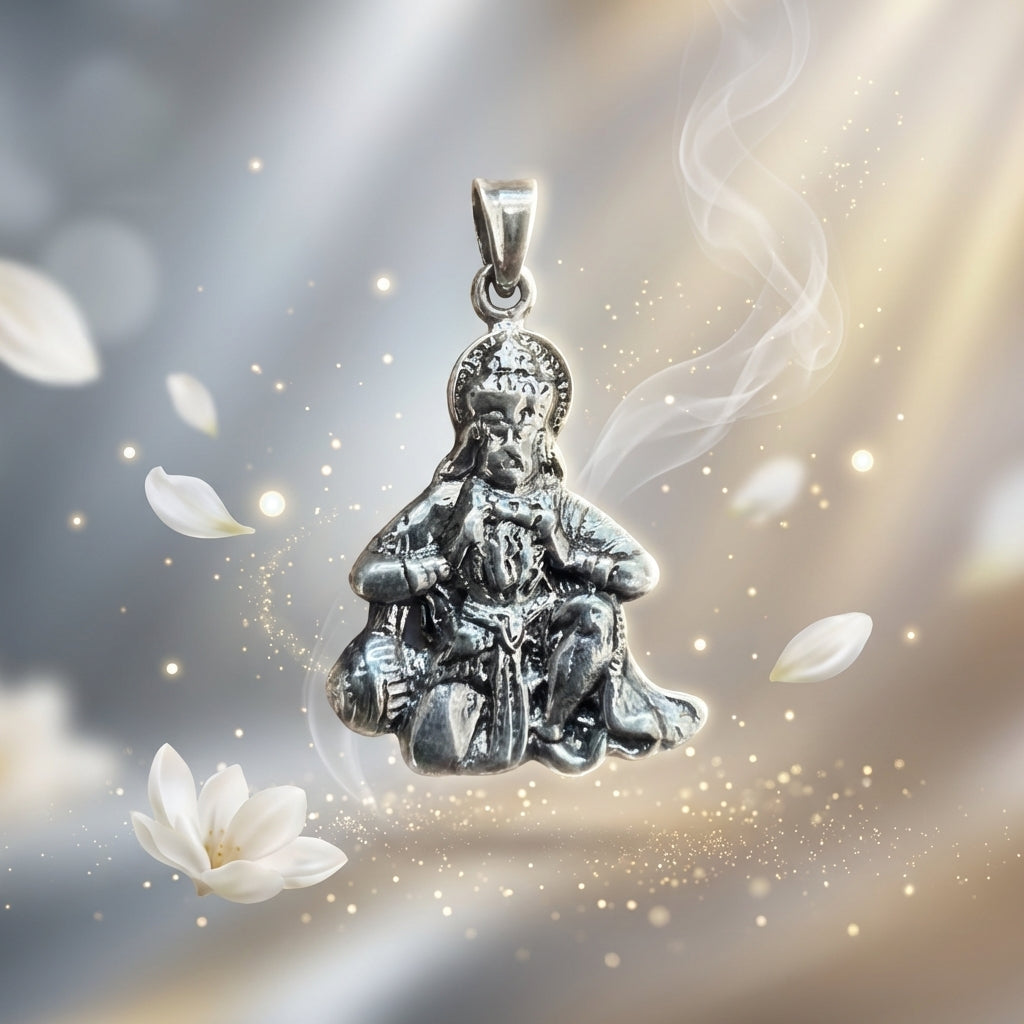 Hanuman Silver pendant