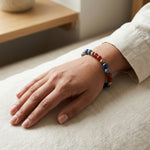 Load image into Gallery viewer, Red Carnelian, Lapis Lazuli and Golden Pyrite