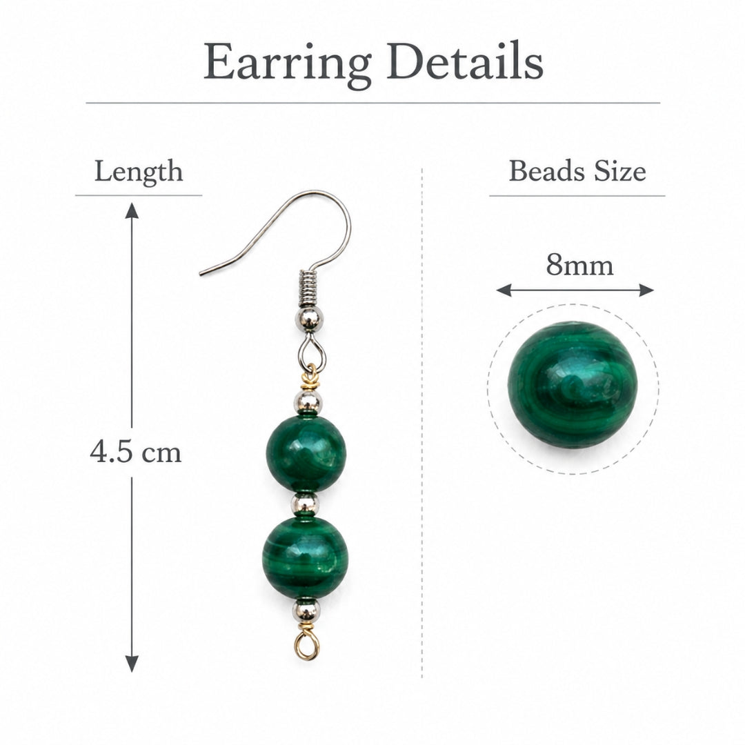 Malachite Earrings 