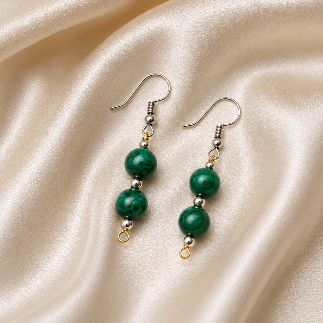 Malachite Earrings