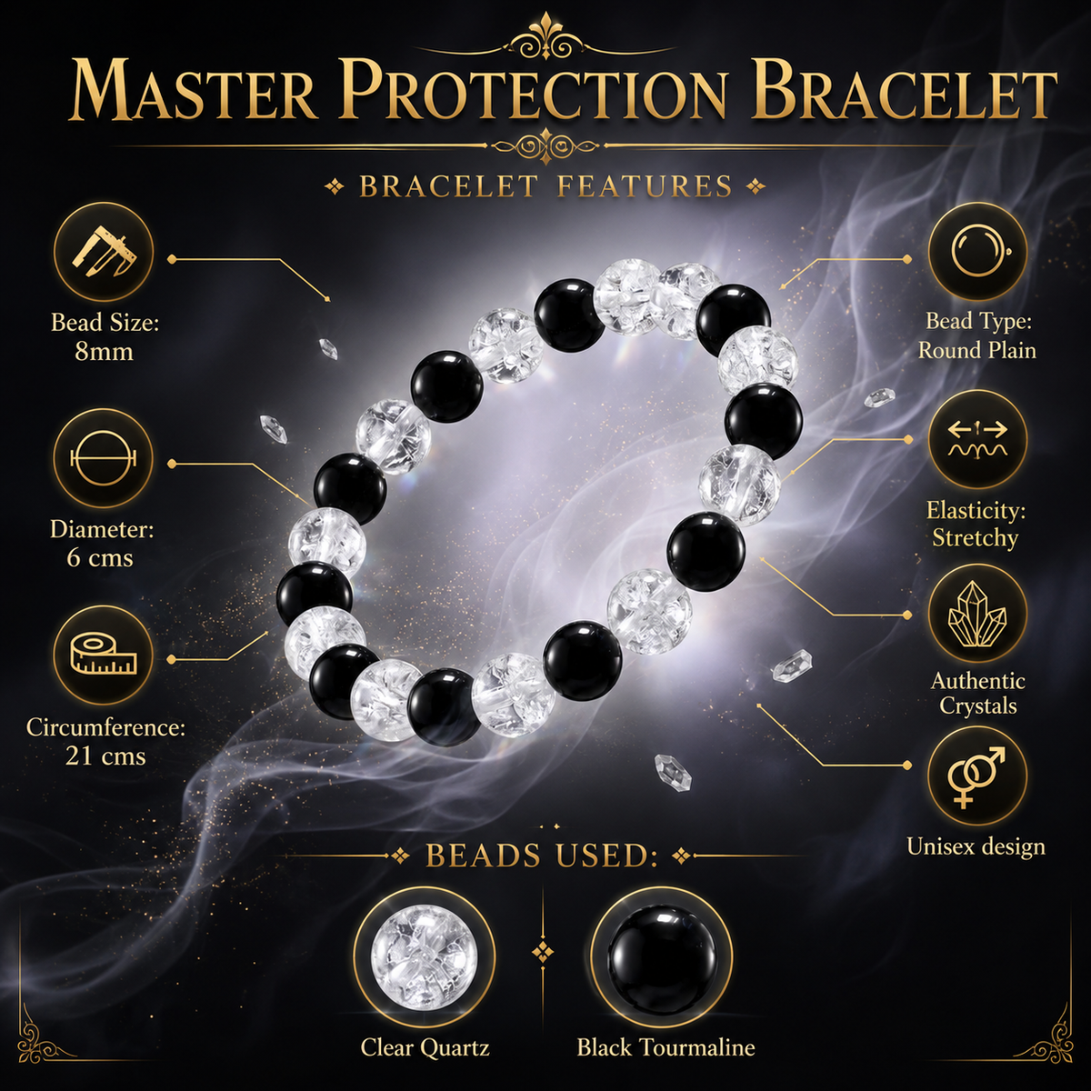 Master Protection Bracelet – Love Rocks