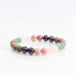 Mixed Crystal Stones Bracelet - Round Beads 8mm