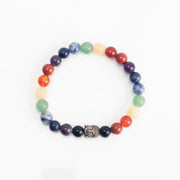 Mixed Crystals with Buddha Face Bracelet Love Rocks Bracelet