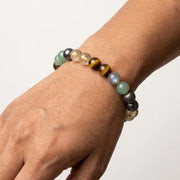 Citrine, Pyrite, Tiger's Eye, Green Aventurine