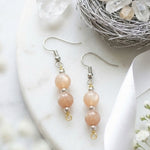 Load image into Gallery viewer, Moonstone Earrings