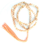 Load image into Gallery viewer, Moonstone Japamala: Round Plain Beads 8mm
