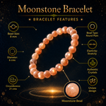 Load image into Gallery viewer, Moonstone bracelet 