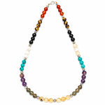 Load image into Gallery viewer, Multi Crystal Daily Wear Necklace