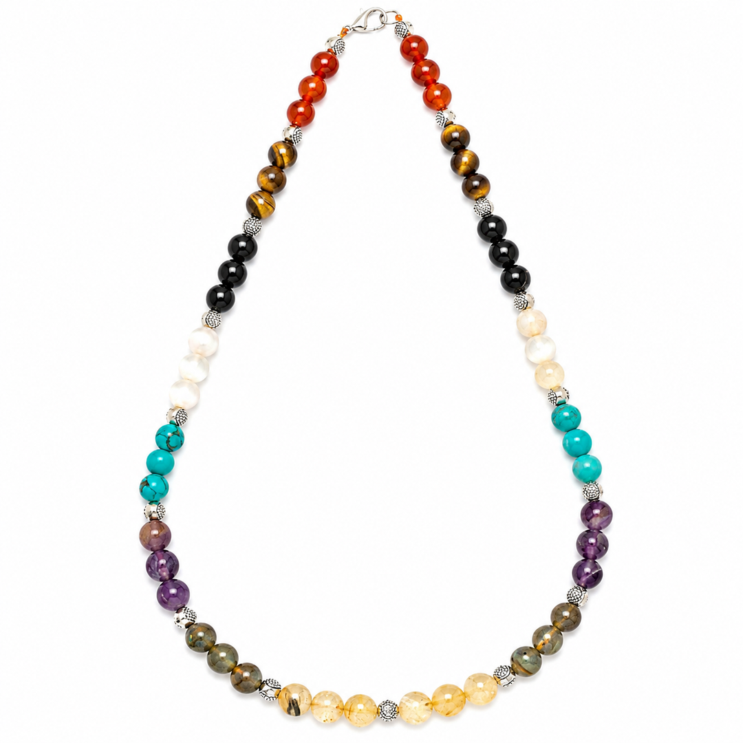 Multi Crystal Daily Wear Necklace