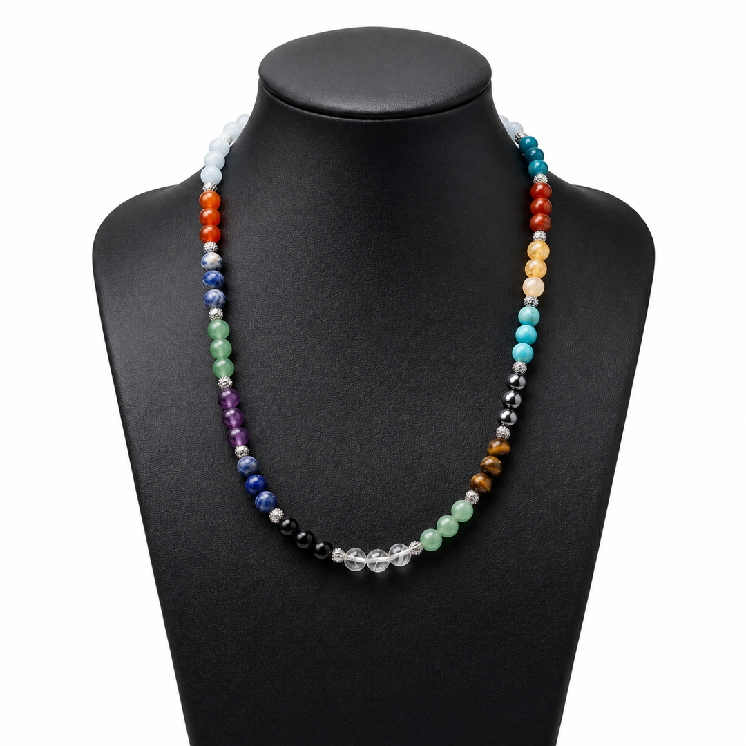 Multi Crystal Daily Wear Necklace