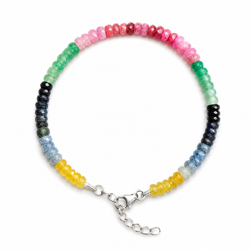 Multistone Semi Precious Bracelet