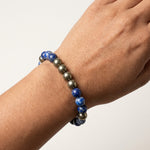 Load image into Gallery viewer, Lapis Lazuli and Golden Pyrite